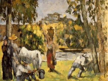 Paul Cézanne œuvres - La vie dans les champs Paul Cézanne